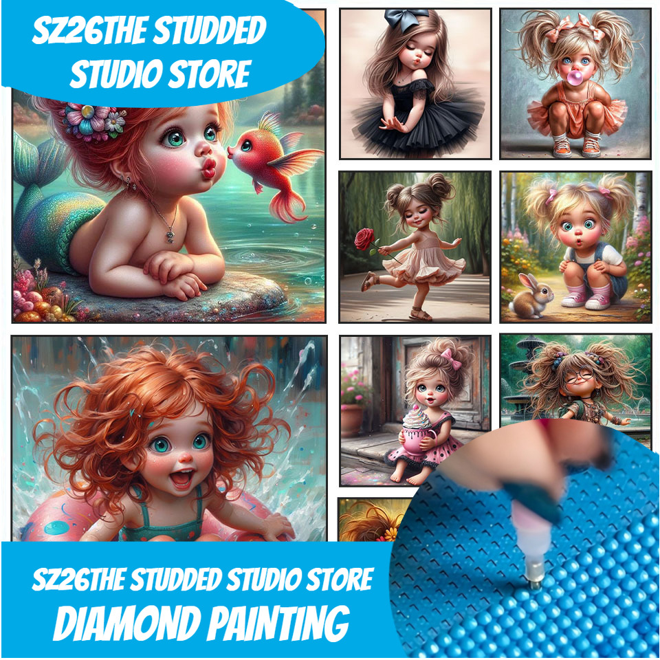 Art Craft Girl - Zestaw do malowania diamentami 5D DIY