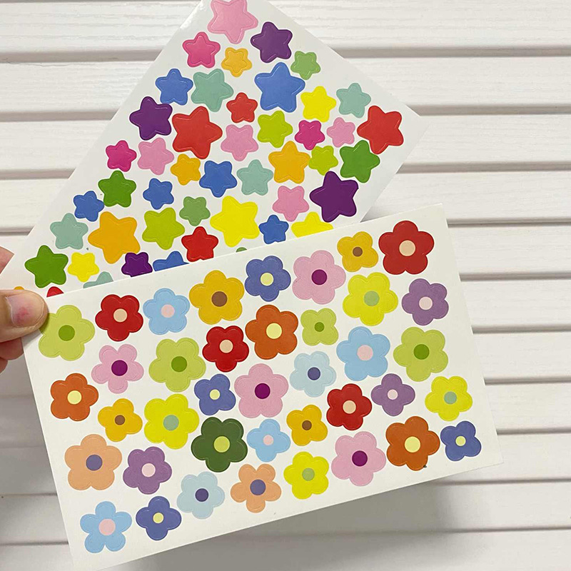 Art Craft 3 Year Old - 10 SZTUK Kolorowe Naklejki w Kształcie