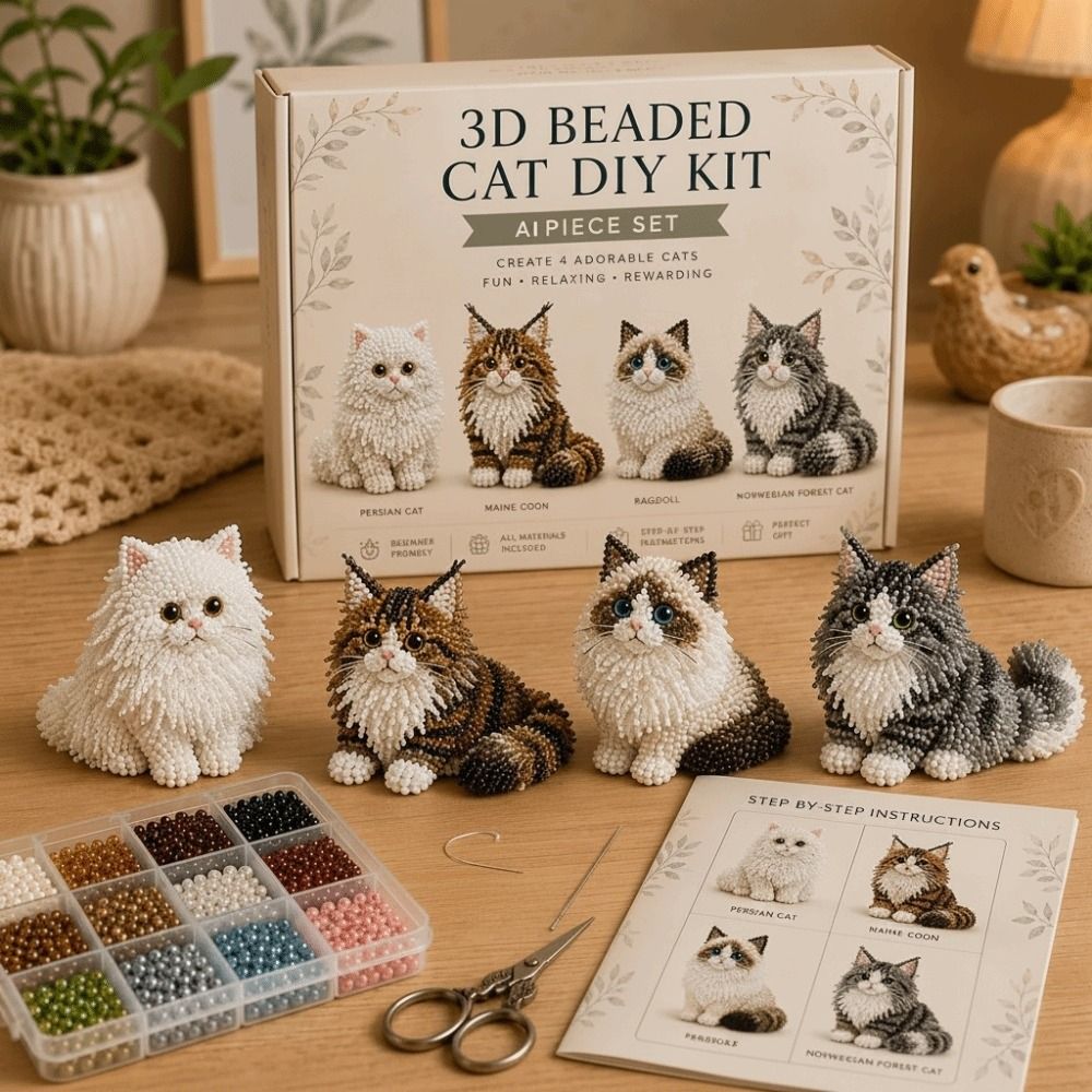 Art Craft Kit - Zestaw do tworzenia zwierzątek z drobnych