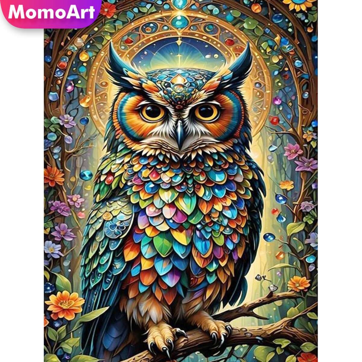 Art Craft For Adults - Momoart New Arrival diamentowa mozaika sowa