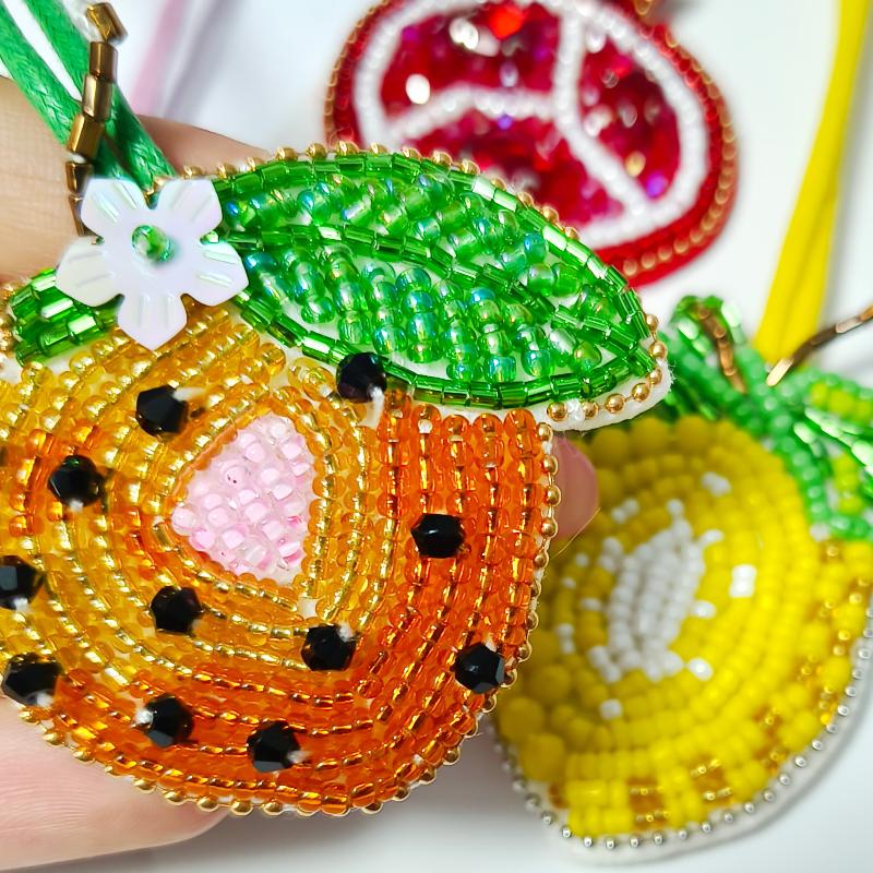 Art Craft Girl - Naszywki z koralikami i frędzlami 20