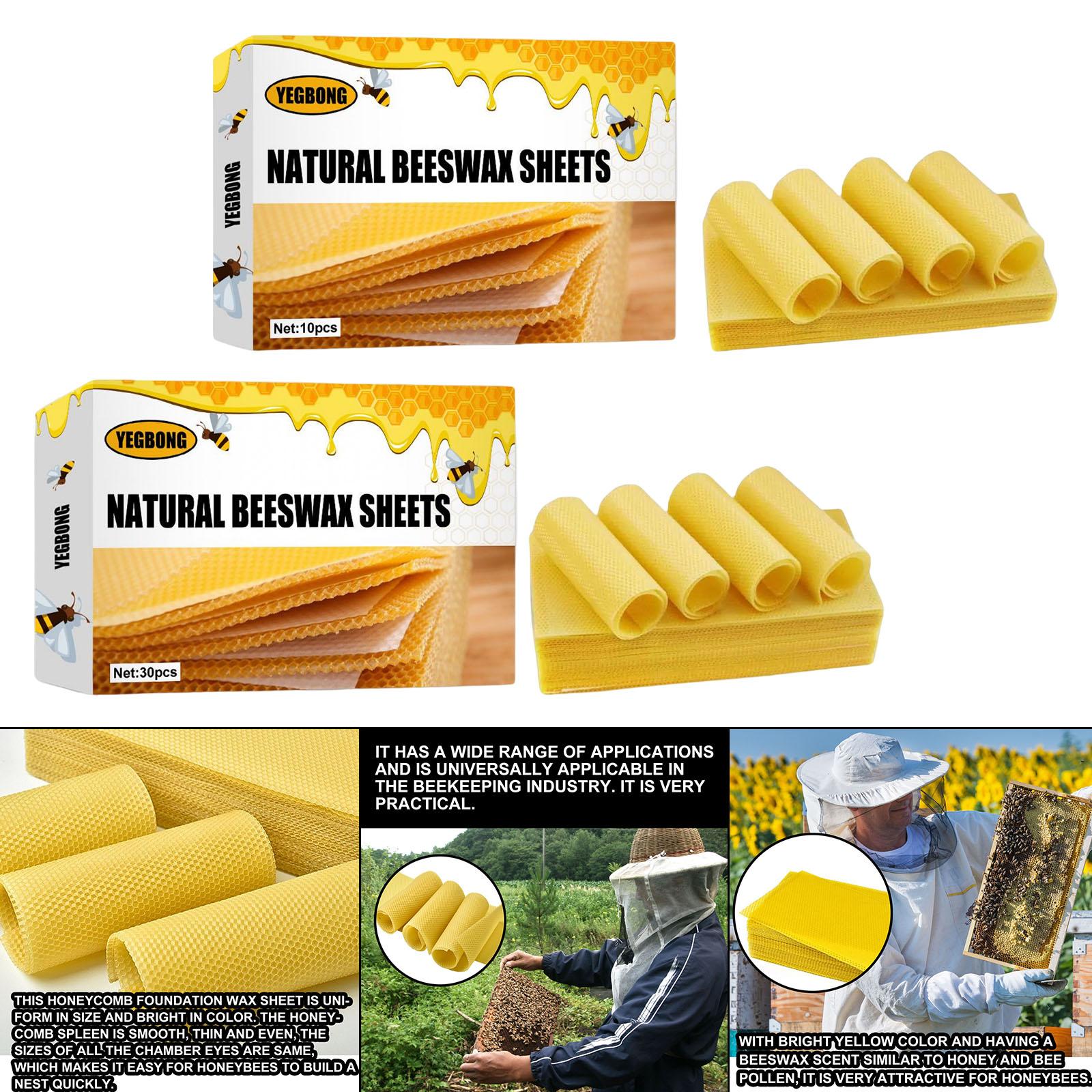 Candle Making Wax - Arkuszki z wosku pszczelego dla pszczelarzy,
