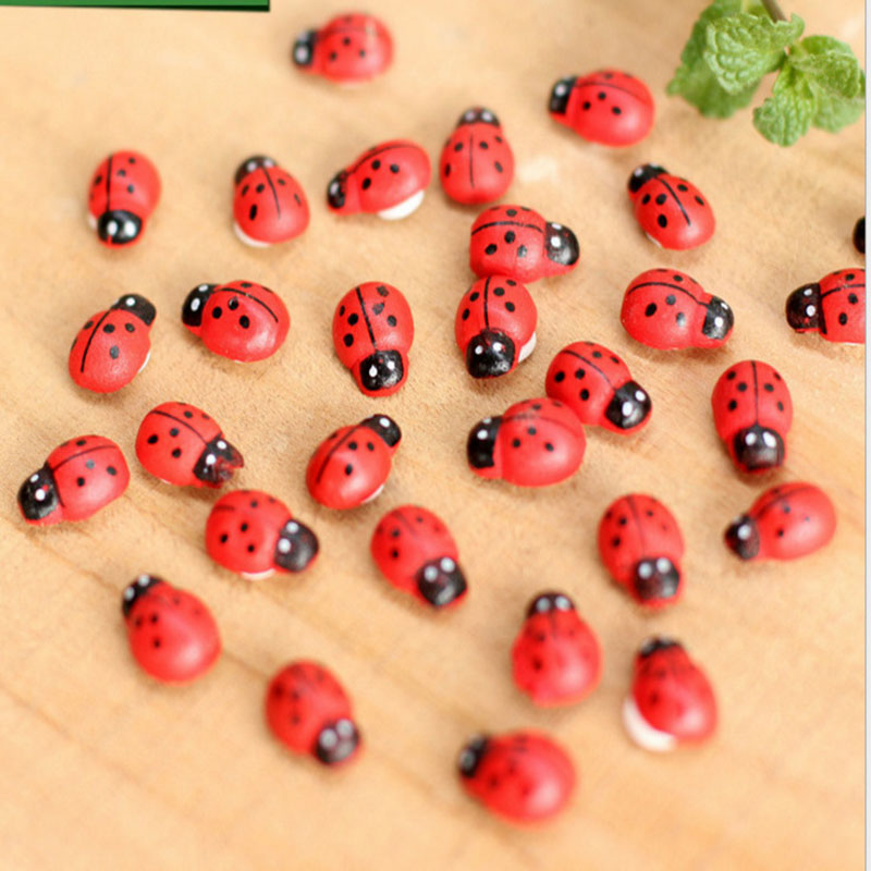 Art Craft Ladybug - 100 szt. Samoprzylepnych Mini Gąsiek do