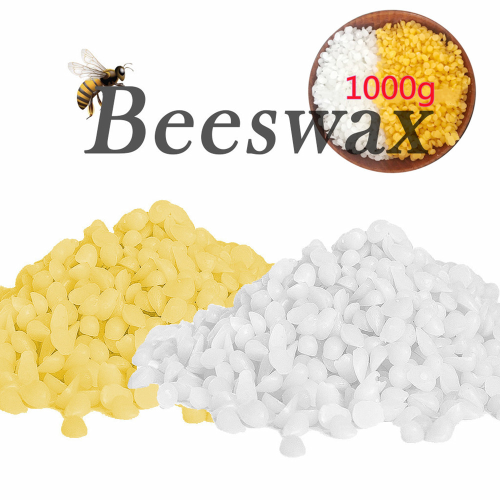 Candle Making Wax - 1000g czysty naturalny wosk pszczeli 100%