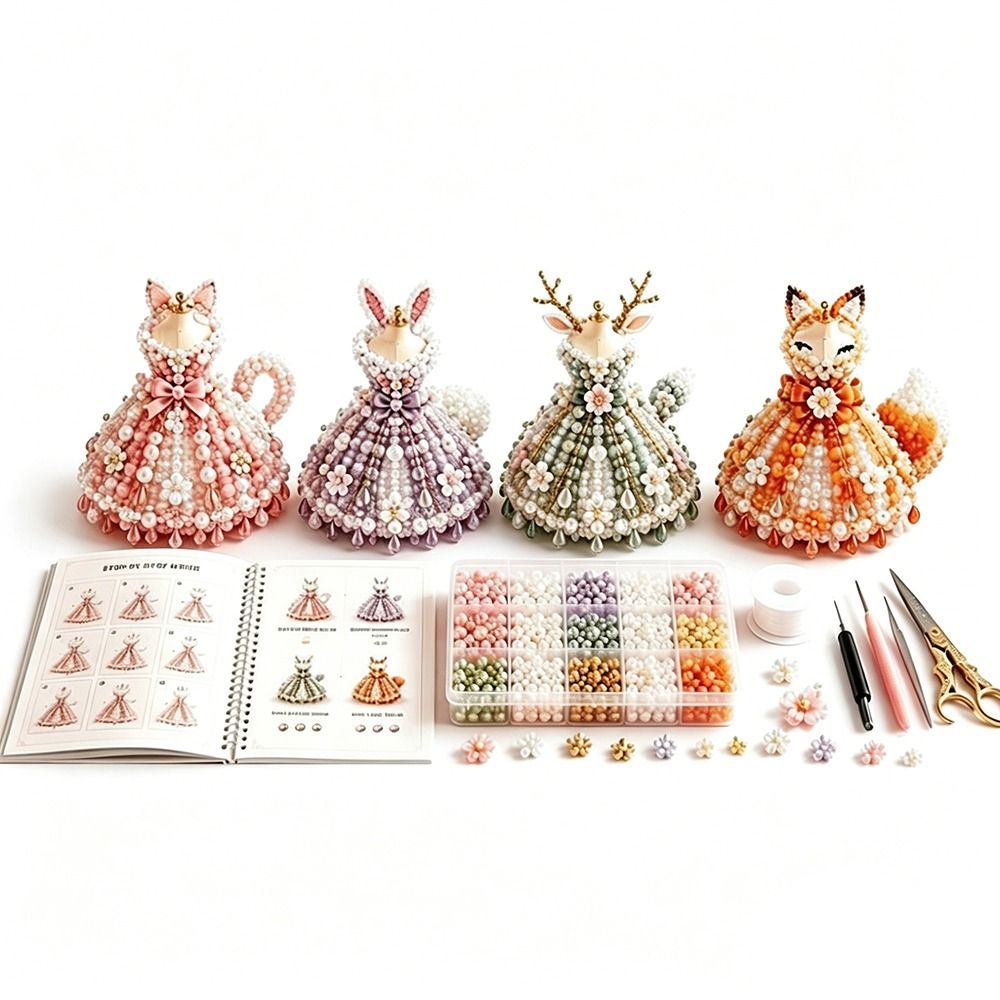 Art Craft Kit - Zestaw do tworzenia sukienki z drobnych