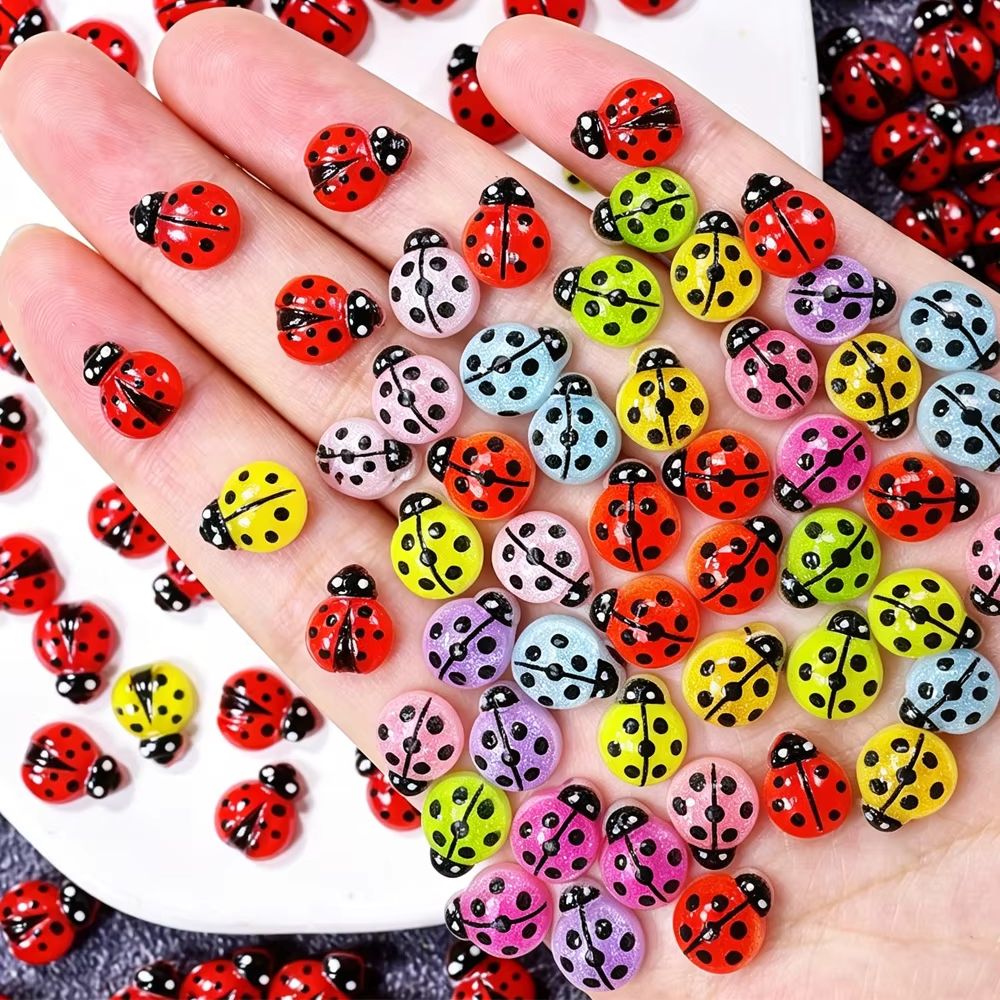Art Craft Ladybug - 50 szt. Urocze mieszane ozdoby do