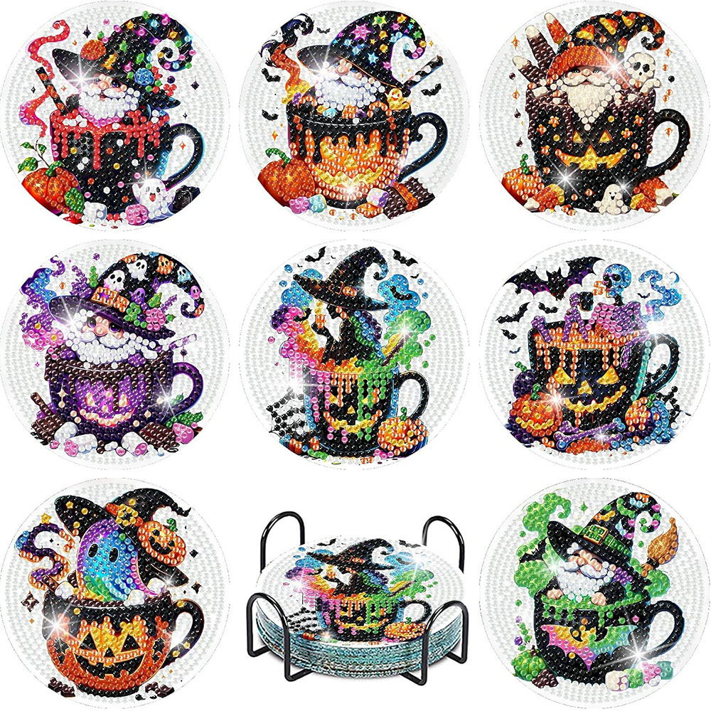 Art Craft For Adults - 8 SZTUK Podstawek do Malowania Diamentowego