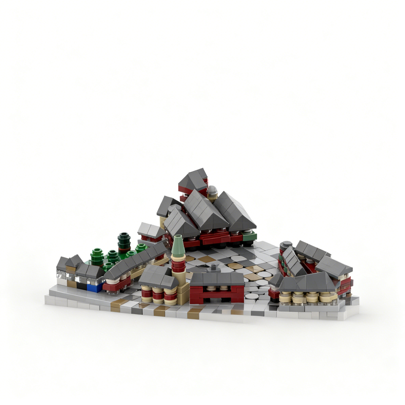 Art Craft Ideas For Christmas - 440 sztuk klocków konstrukcyjnych MOC Architektura