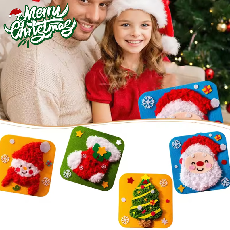 Art Craft Ideas For Christmas - Zestaw do rękodzieła z filcu dla