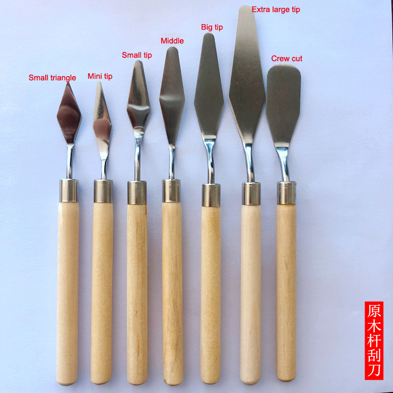 Painting Knife Palette - ★ ▲ 7 szt./zestaw Noże do