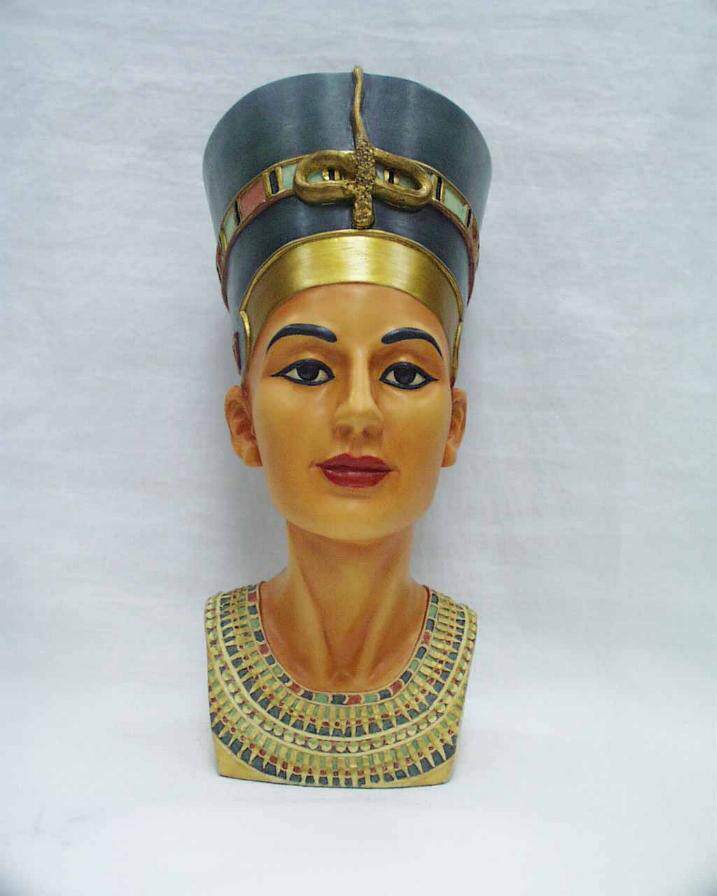 Queen Art Craft - Starożytna egipska królowa Nefertiti - popiersie,