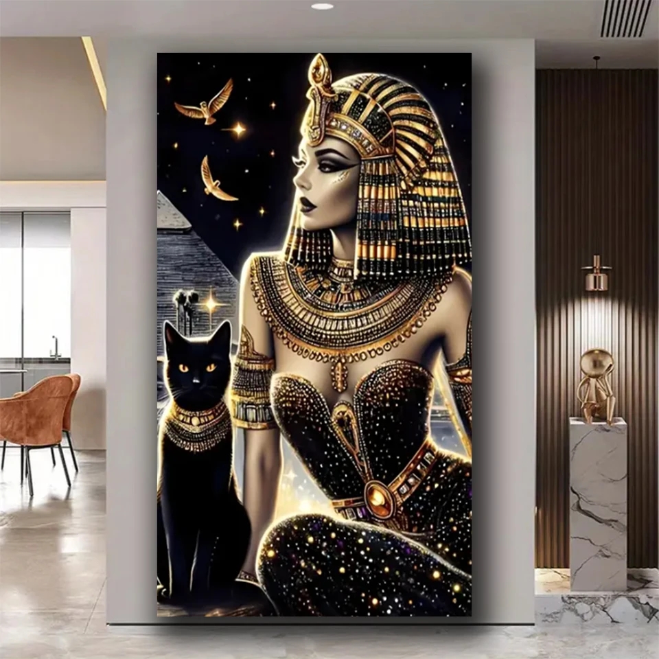 Queen Art Craft - Żywy Obraz Diamentowy DIY Starożytna Egipska