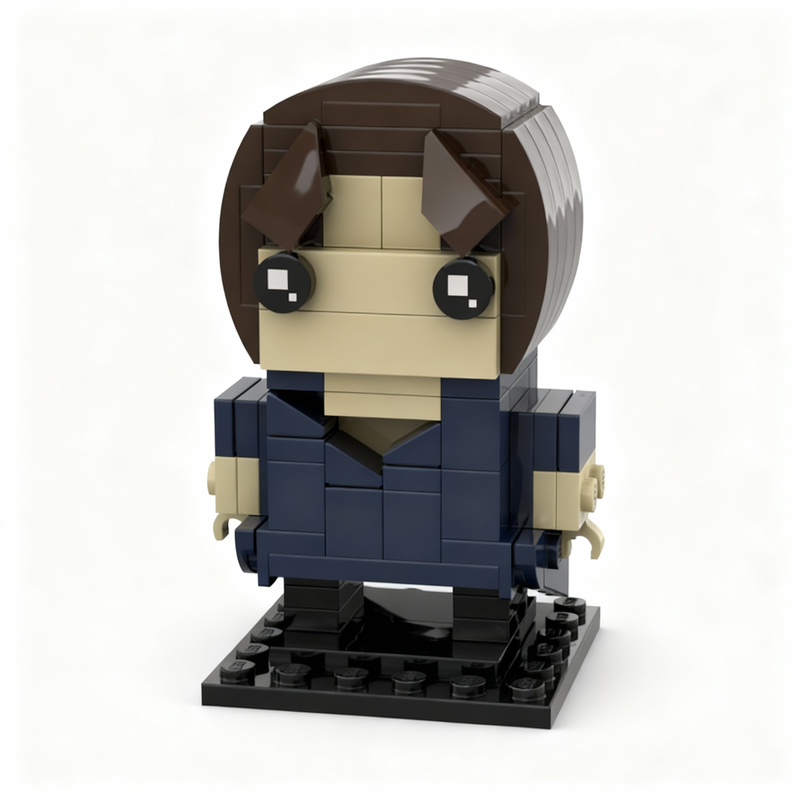 Art Craft Ideas For Christmas - 115 szt. MOC BrickHeadz Name Her