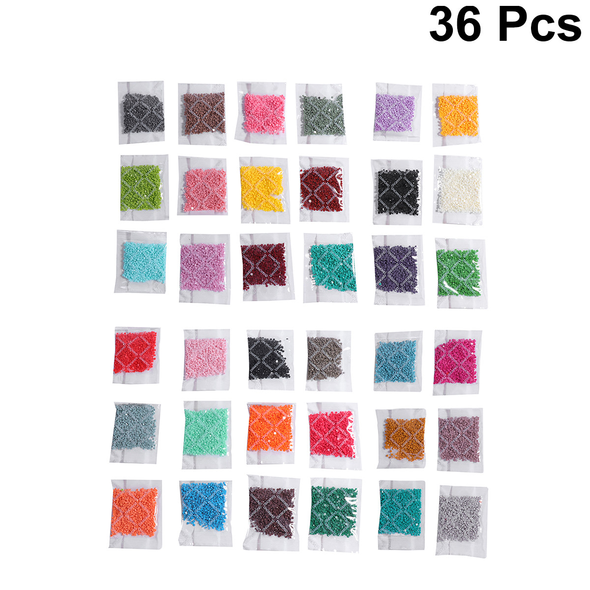 Art Craft Kit - 36 szt. Okrągłe diamentowe zestawy żywicznych