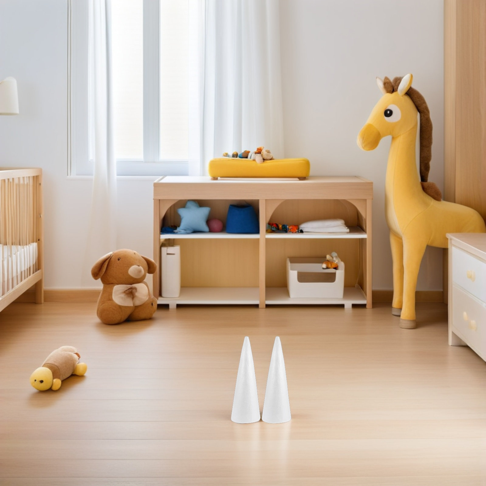 2 szt. Piankowe stożki do ręko – Art Craft Education recenzja i cena