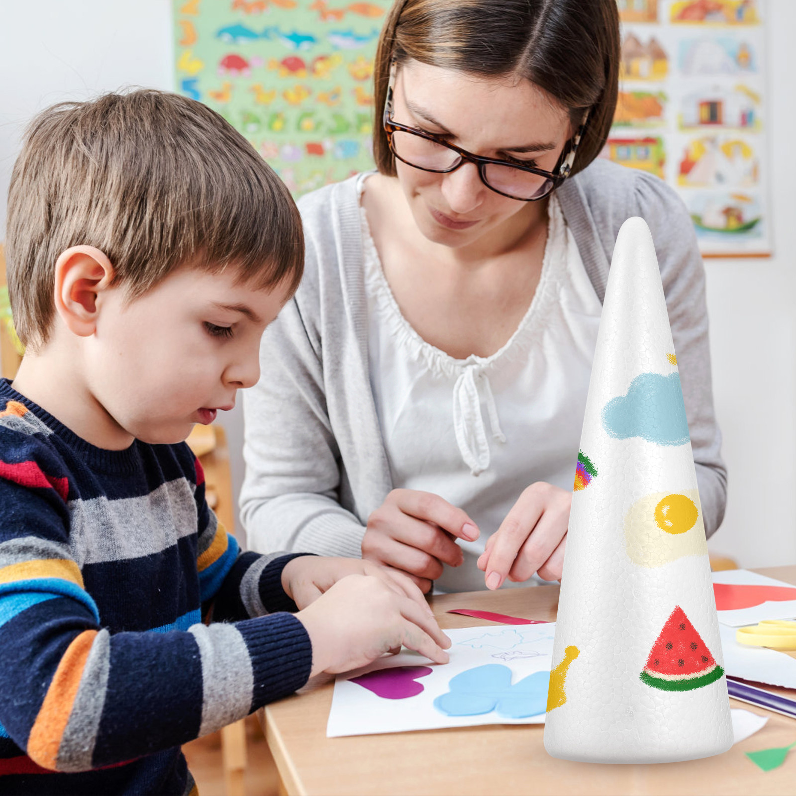2 szt. Piankowe stożki do ręko – Art Craft Education recenzja i cena
