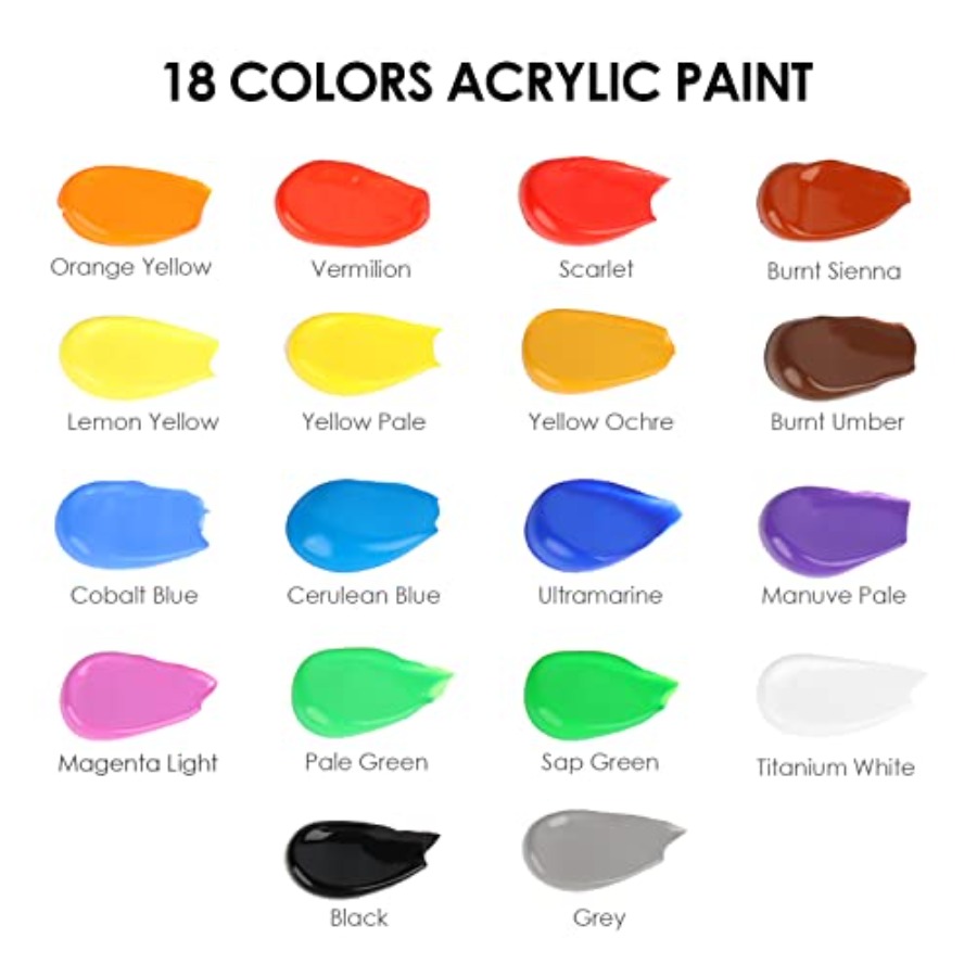 Zestaw farb akrylowych z 10 pę – Art Craft Ideas For Adults recenzja i cena