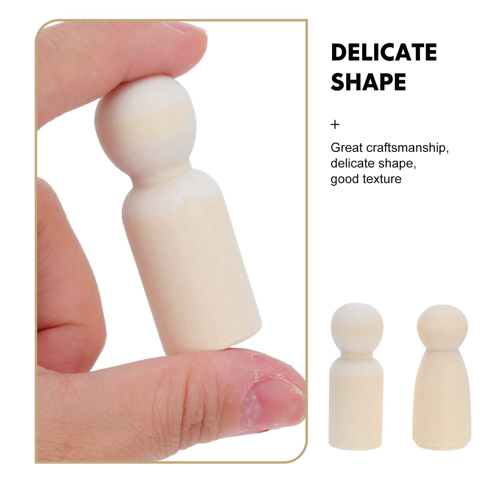40 sztuk pustych drewnianych f – Art Craft Kit recenzja i cena