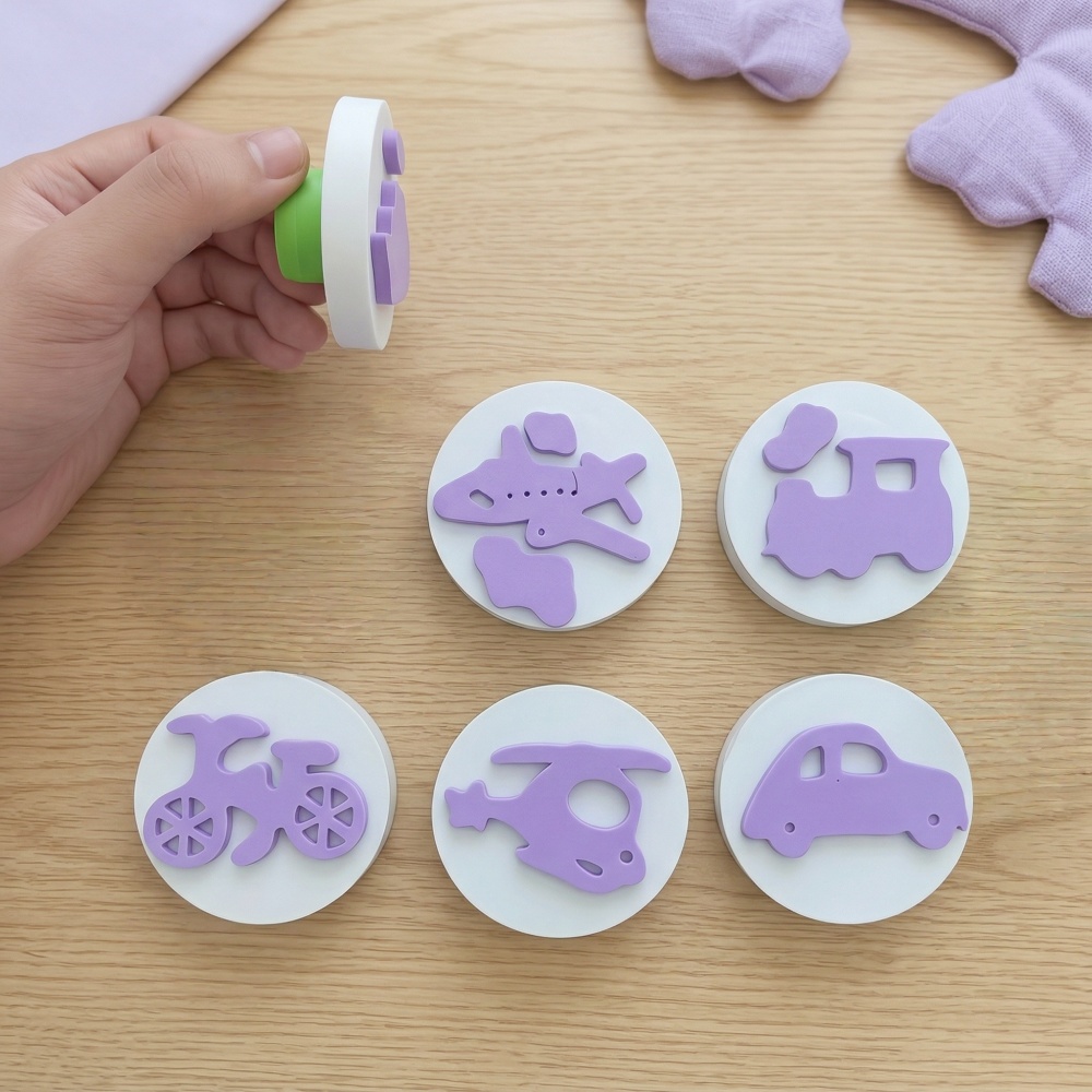 6 szt. piankowych stempli EVA  – Art Craft Education recenzja i cena