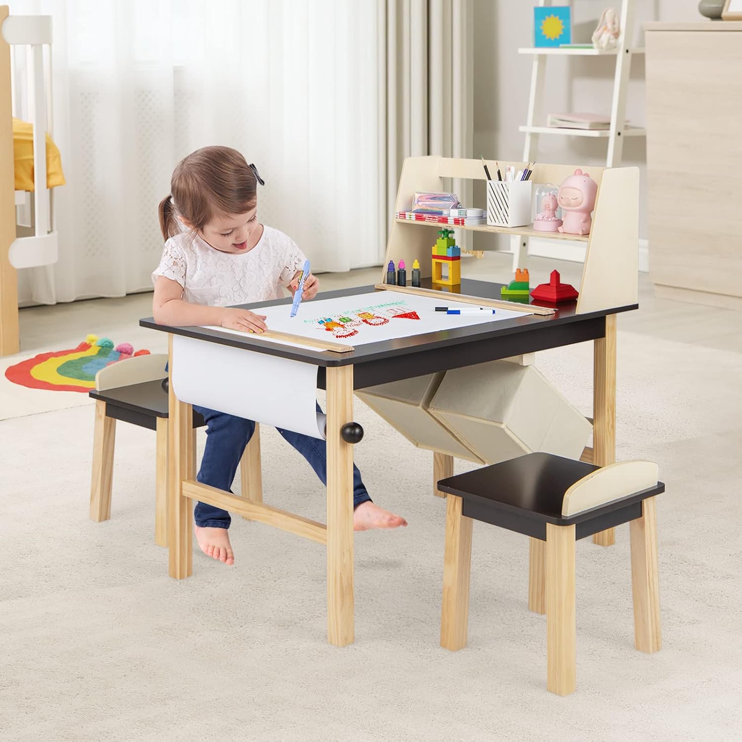 Drewniany stolik i krzesła dla – Art Craft 3 Year Old recenzja i cena
