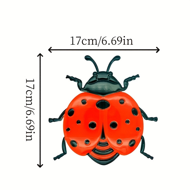 3 szt. Metalowe dekoracje ście – Art Craft Ladybug recenzja i cena
