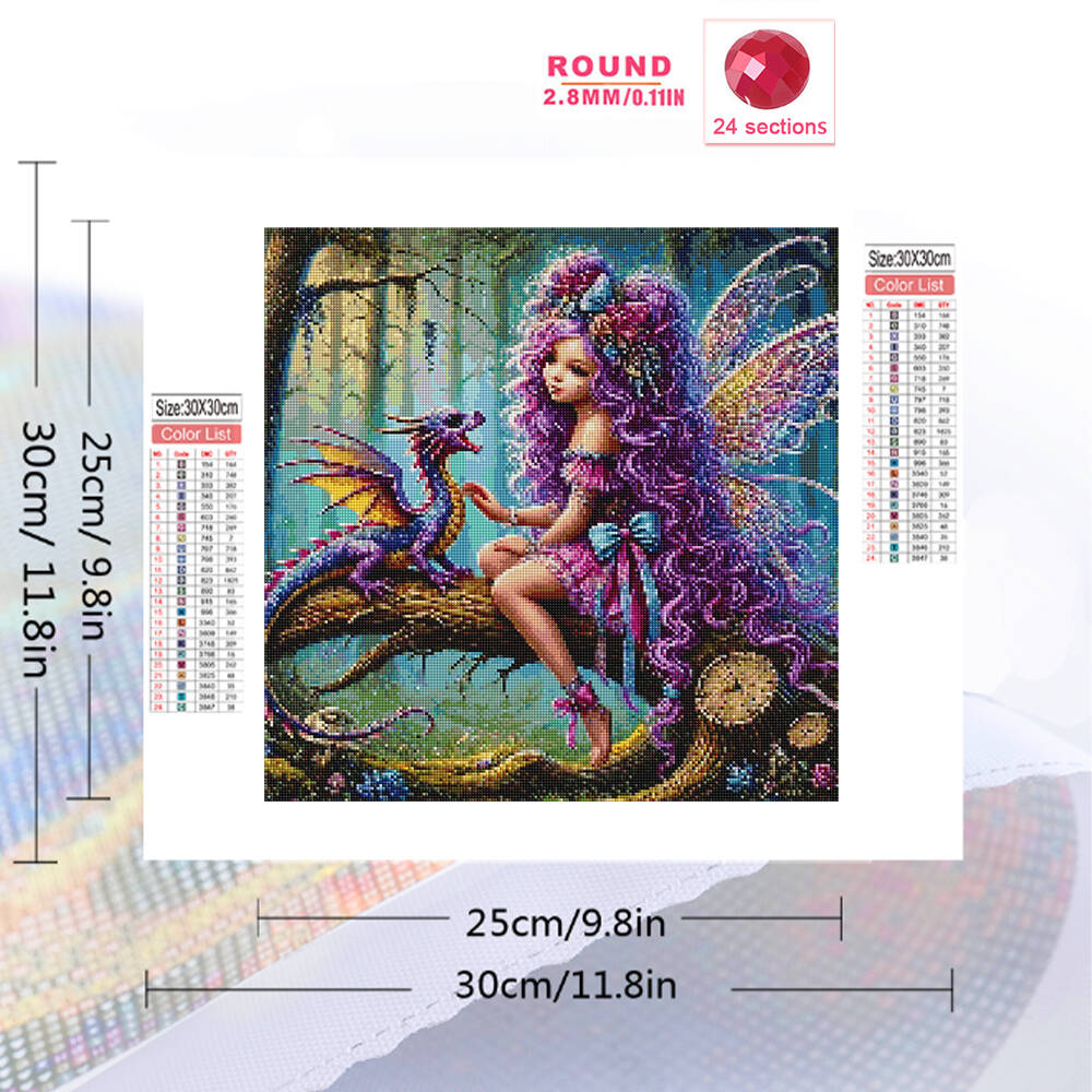 Pełny Kwadratowy Okrągły Diame – Art Craft Girl recenzja i cena