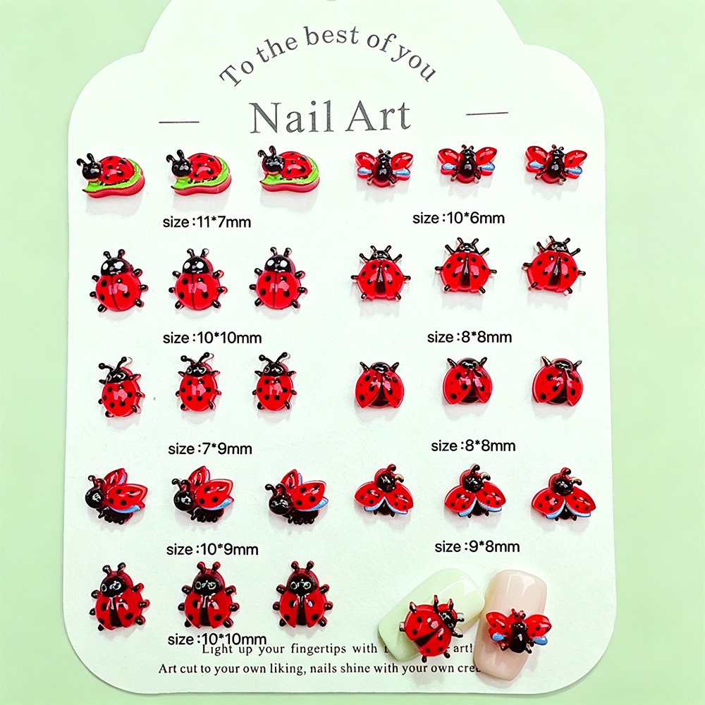 50 szt. Mini Ozdoby do Paznokc – Art Craft Ladybug recenzja i cena