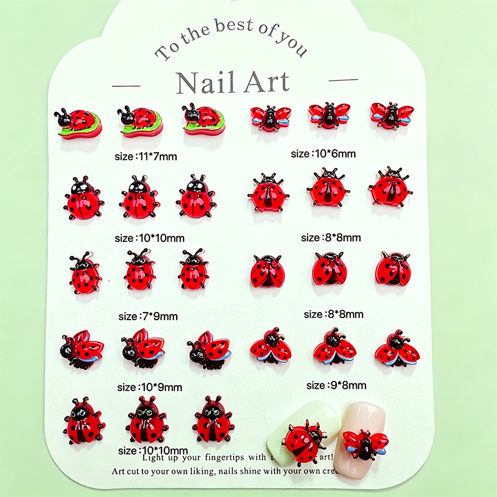 50 szt. Mieszane czerwone bied – Art Craft Ladybug recenzja i cena