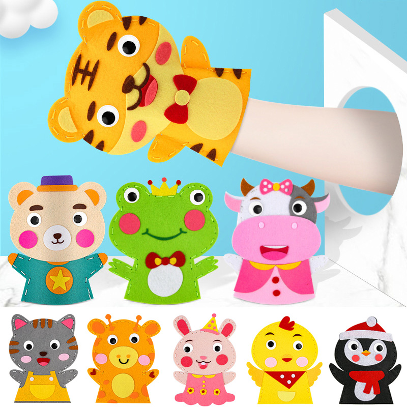 Cute Cartoon Animal Hand Puppe – Art Craft 3 Year Old recenzja i cena