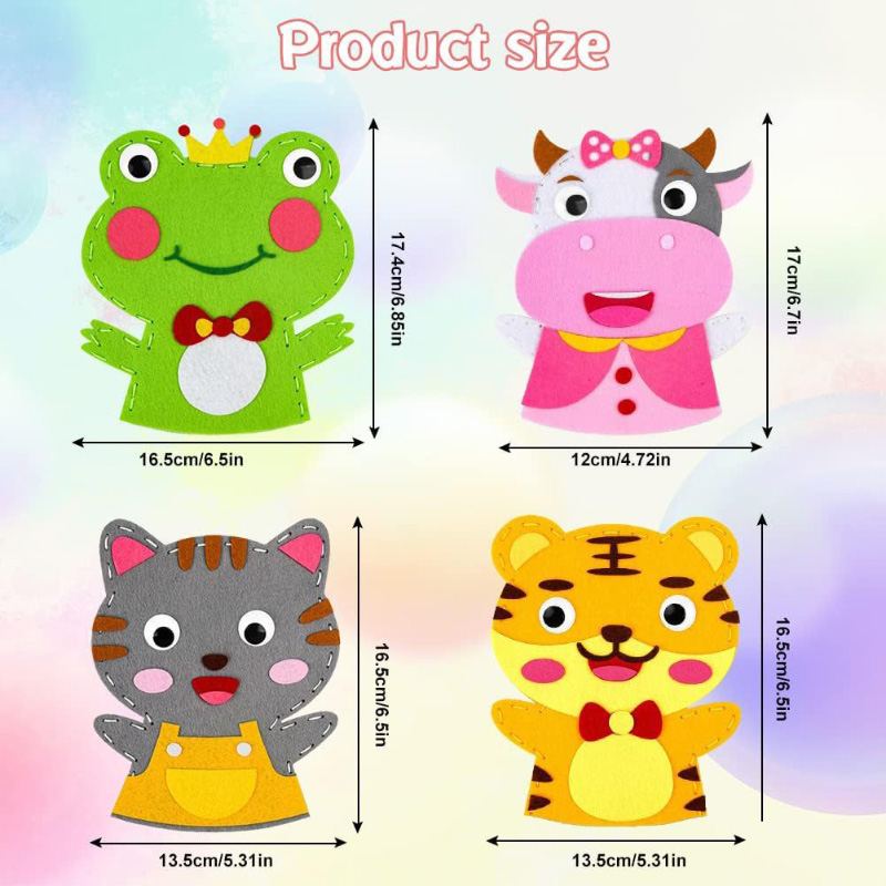 Cute Cartoon Animal Hand Puppe – Art Craft 3 Year Old recenzja i cena