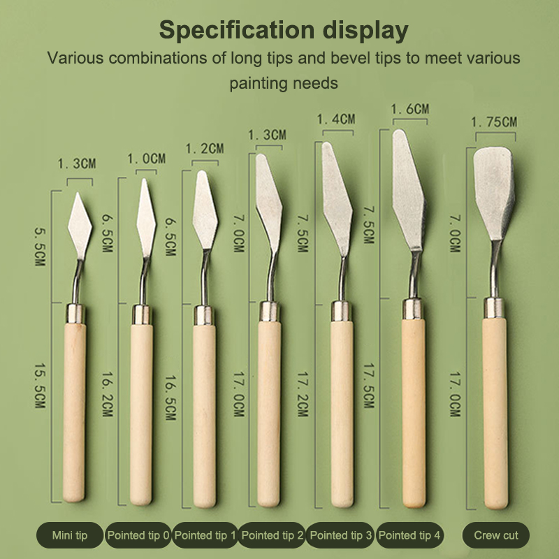 ★ ▲ 7 szt./zestaw Noże do malo – Painting Knife Palette recenzja i cena