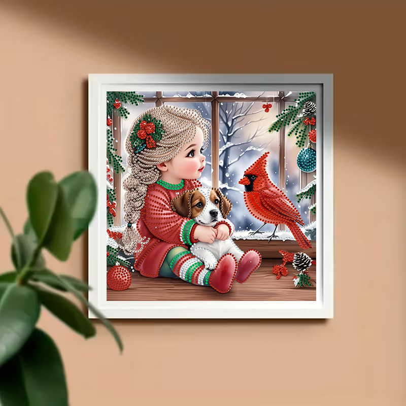 Zimowa dziewczyna z psem - zes – Art Craft Girl recenzja i cena