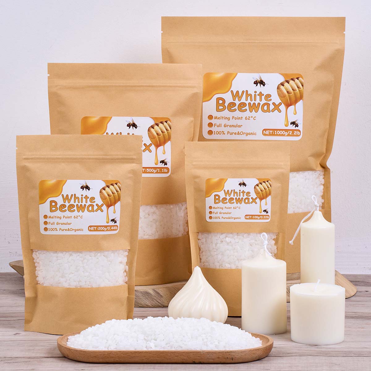 Biały Wosk Pszczelek Czysty Na – Candle Making Wax recenzja i cena