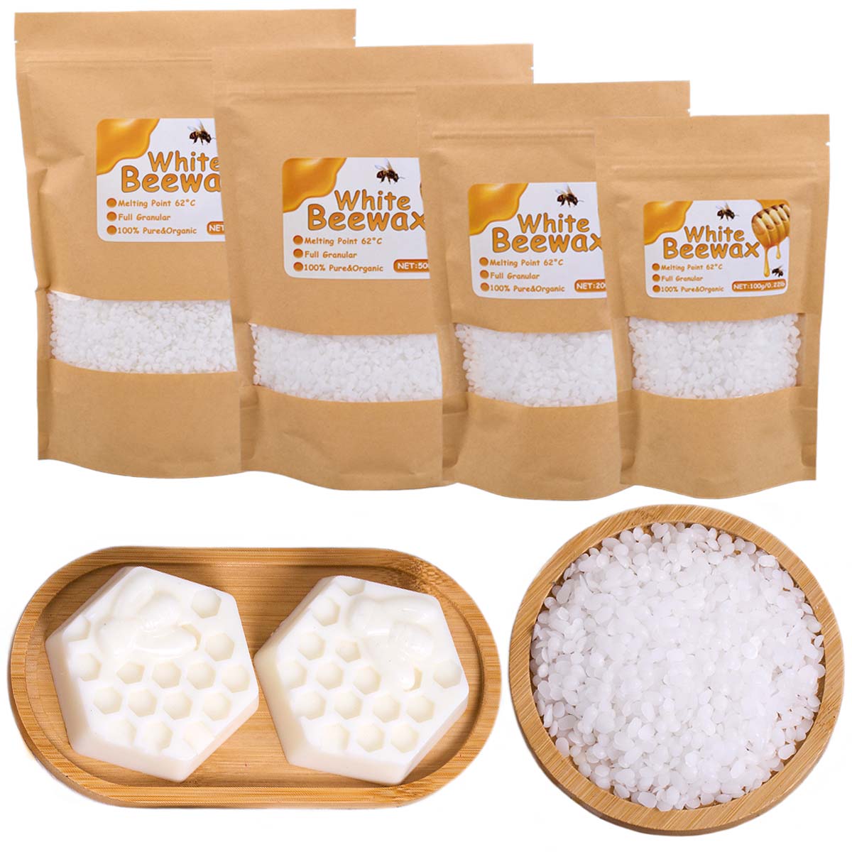 Biały Wosk Pszczelek Czysty Na – Candle Making Wax recenzja i cena