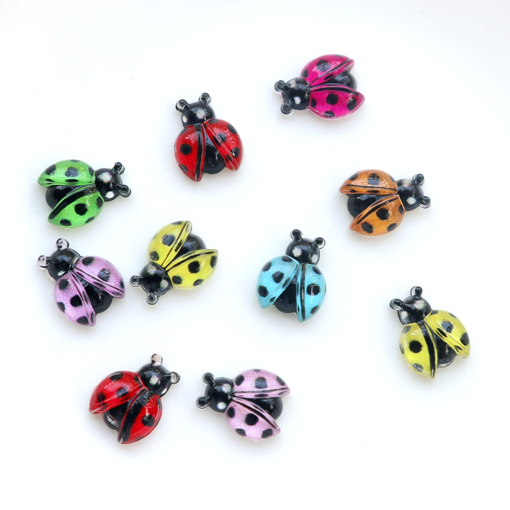 30 szt. Mini Kolorowe Kaboszon – Art Craft Ladybug recenzja i cena