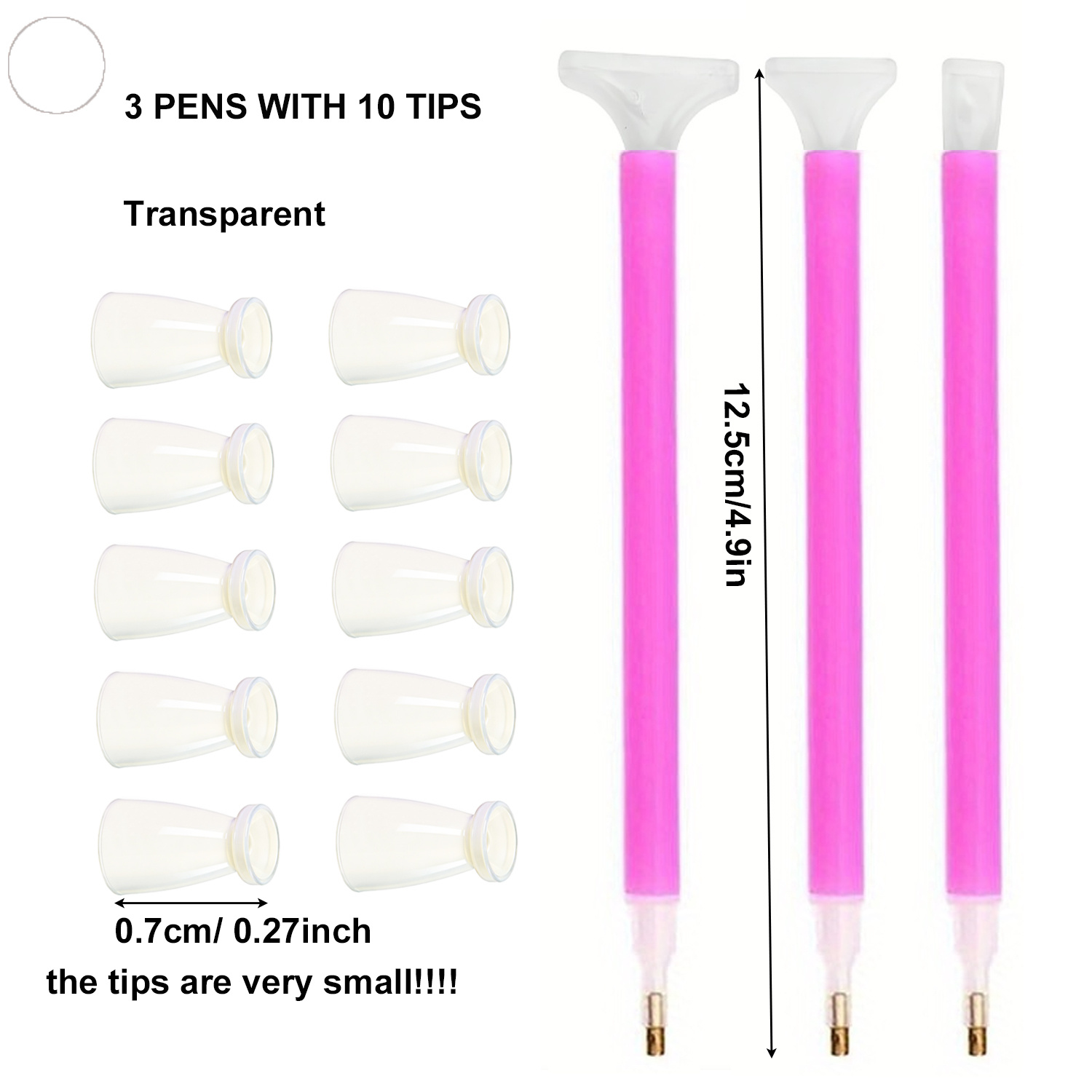 10 Silikonowych Końcówek i 3 P – Art Craft Kit recenzja i cena