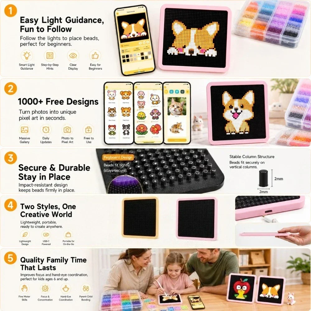Tablica LED z inteligentnymi m – Art Craft Kit recenzja i cena