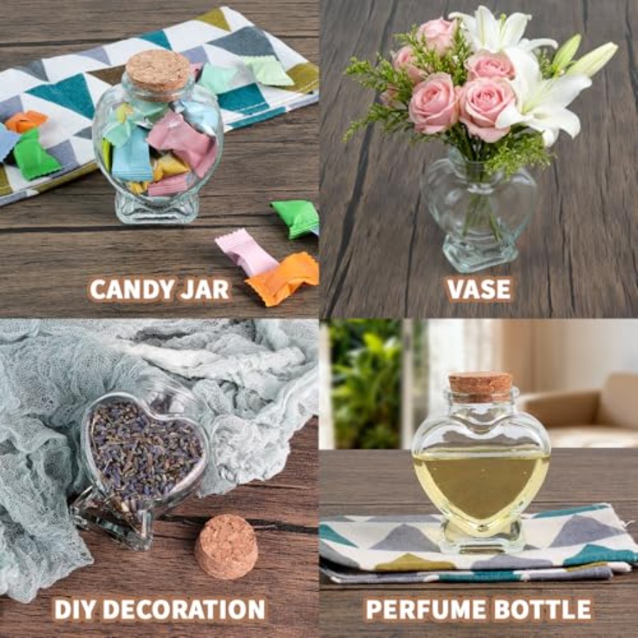 Małe szklane słoiczki w kształ – Art Craft Diy recenzja i cena