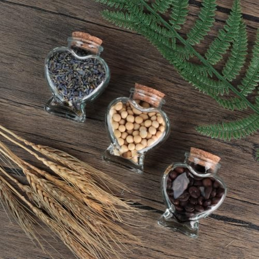 Małe szklane słoiczki w kształ – Art Craft Diy recenzja i cena