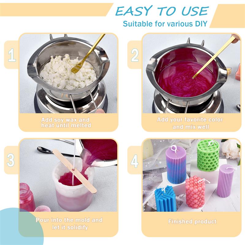 100/500g/1kg czysty wosk sojow – Candle Making Wax recenzja i cena