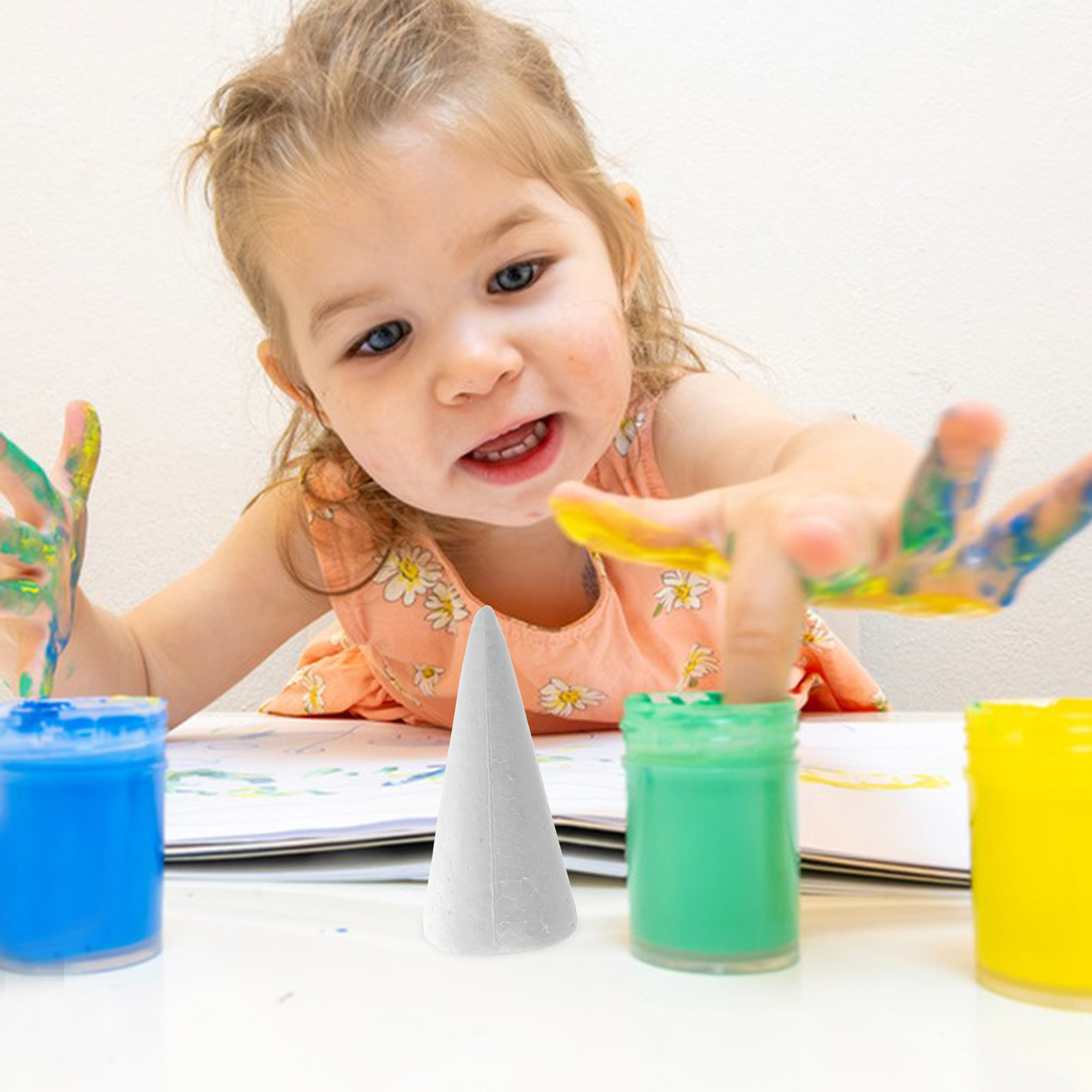 12 szt. Stożków z pianki 15 cm – Art Craft Education recenzja i cena